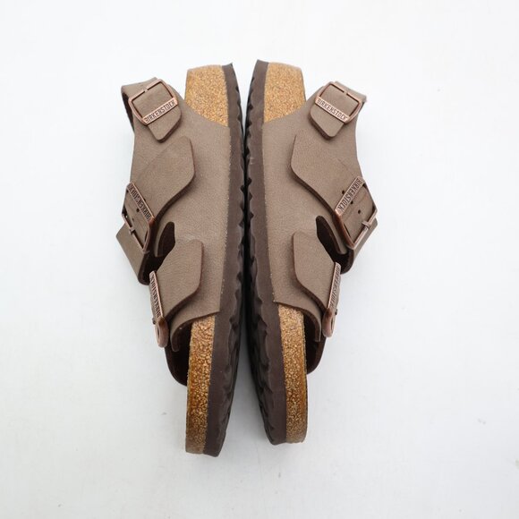 Birkinstock Milano Brown Biko Flor Strap Women’s Size EU 38 US 7 Buckle Sandals - Picture 7 of 12